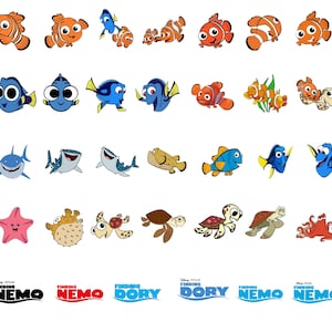 Finding Nemo Bundle - Finding Nemo svg - Finding Nemo png - Design - PNG - SVG - Digital Download