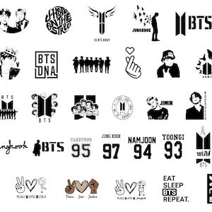 k-pop Bundle - k-pop svg - k-pop png - Design - PNG - SVG - Digital Download
