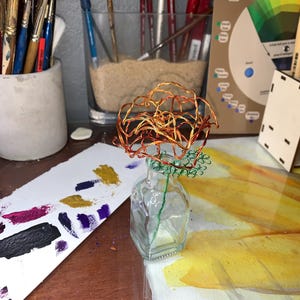 Handmade Wire Flowers