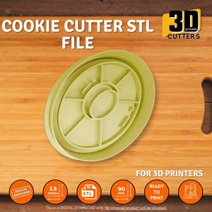 Cortador de galletas con forma de anillo de mar STL: Tema de playa de verano (Descarga digital)