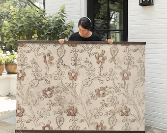Textile Wall Art | Hanging Floral Fabric Wall Decor | T105