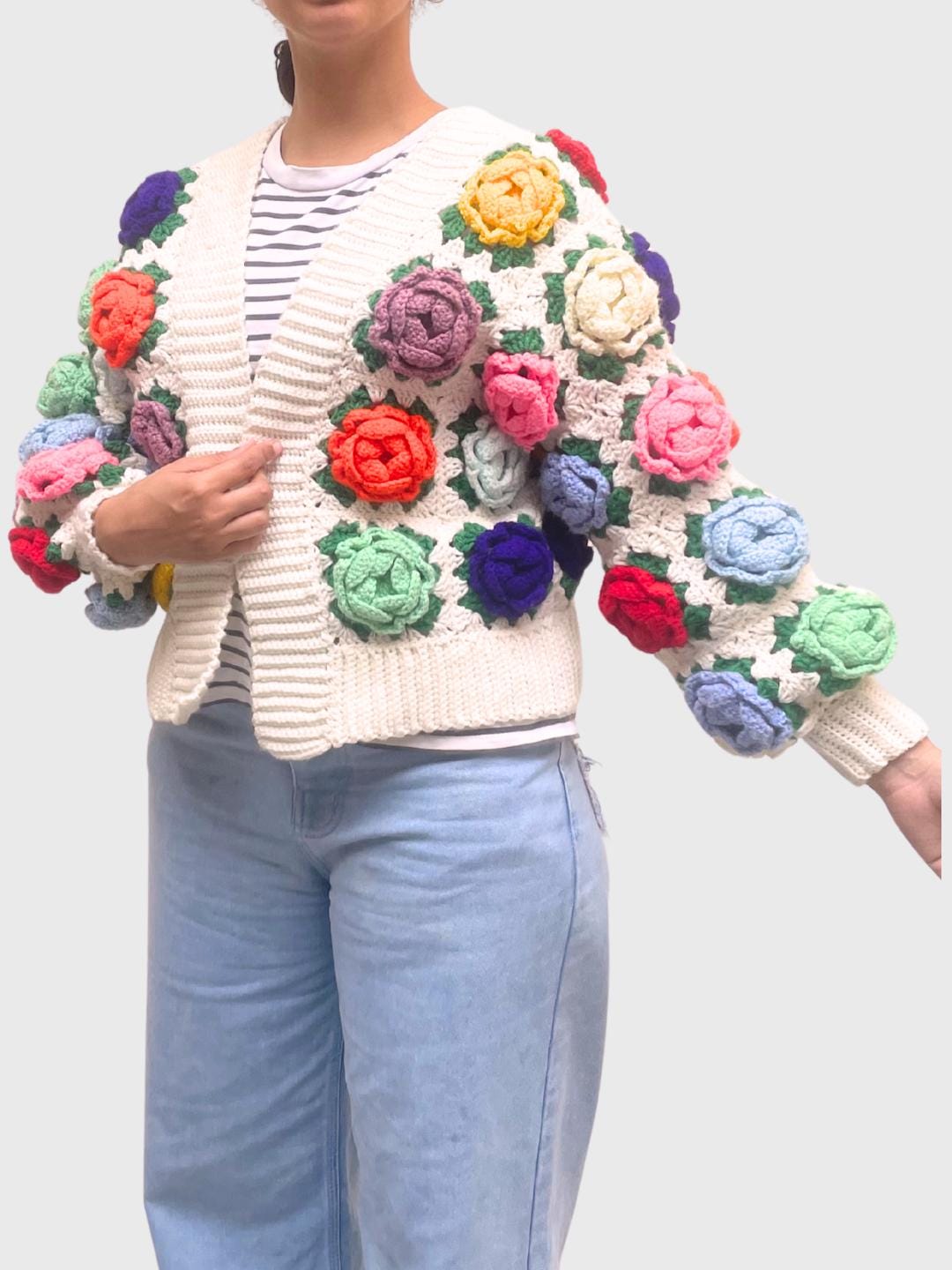 Rose Cardigan - Etsy