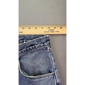 Vintage Wrangler Jeans Men 36x30 USA Rugged Wear Brush Guard Two Tone Workwear image 8