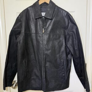 M. Julien ダークブラウン レザージャケット 本革 レザージャケット ライダースジャケット 革ジャン メンズ