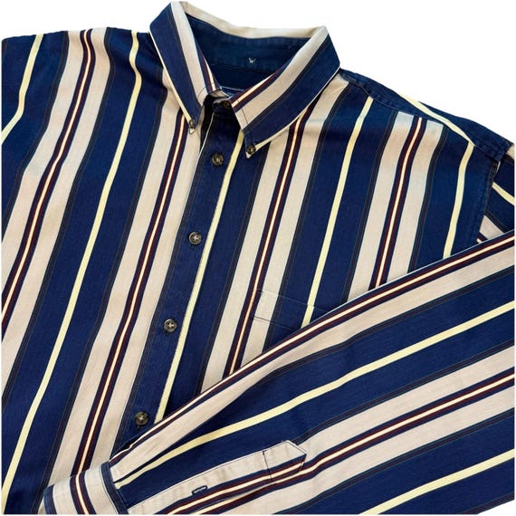 john ashford dress shirts John Ashford Vintage Vintage John Ashford Sport Shirt Long Sleeve Button Down 90s