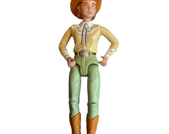 Vintage Fisher Price/Mattel 2001 Loving Family Western Cowgirl Doll Figure EUC