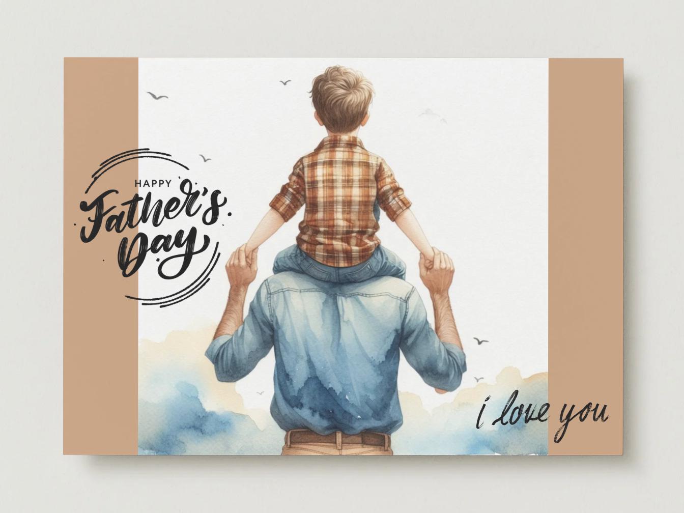 Biglietto Speciale Per La Festa Del Papà Felice In Stile 3d Con Design A Cravatta 43472221