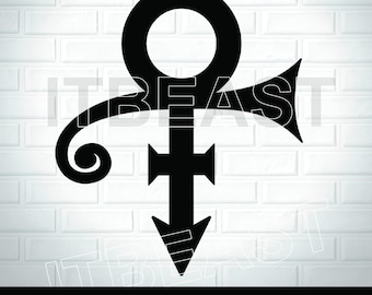 Prince symbol,Prince Rogers Nelson Love Symbol svg vector , A Svg , eps ,dxf,png,jpg cricut cutfile digital download file silhouette