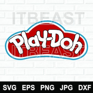 PlayDoh Svg、play-doh Dxf、Jpg、Png、Epsカットファイルのダウンロード、デジタルシルエットCricutファイルCNCファイル