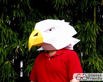 DIY Eagle Paper Mask – Printable Bird Mask Template (PDF)