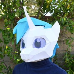 Cartoon Little Pony Mask Pattern | Papercraft Pattern | Printable Mask | Halloween Mask | Paper Mask | Horse Mask