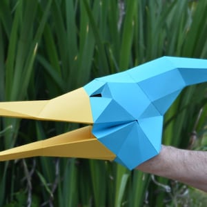 Pterodactyl Hand Puppet Pattern | Dinosaur Puppet | Kids Craft Project | Dinosaur Party