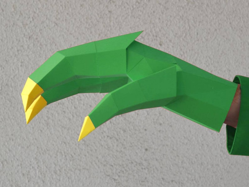 Dragon Claws or Dinosaur Claws Great Costume Accessory That Really Move Halloween Costume Dinosaur Claws Dragon Claws Papercraft image 5