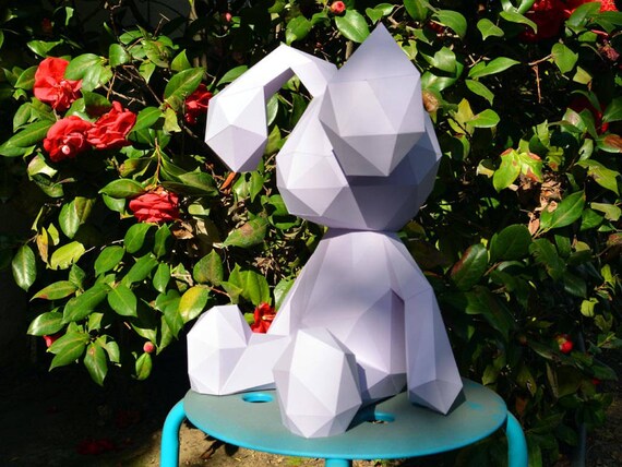 Ostern Hase Lampe Kit Spaß Papercraft Projekt Figur Hase Ostern Projekt Diy Projekt Baby Dusche