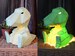 T-Rex Lamp Papercraft Pattern | DIY Project | Table Lamp | Paper Lantern 