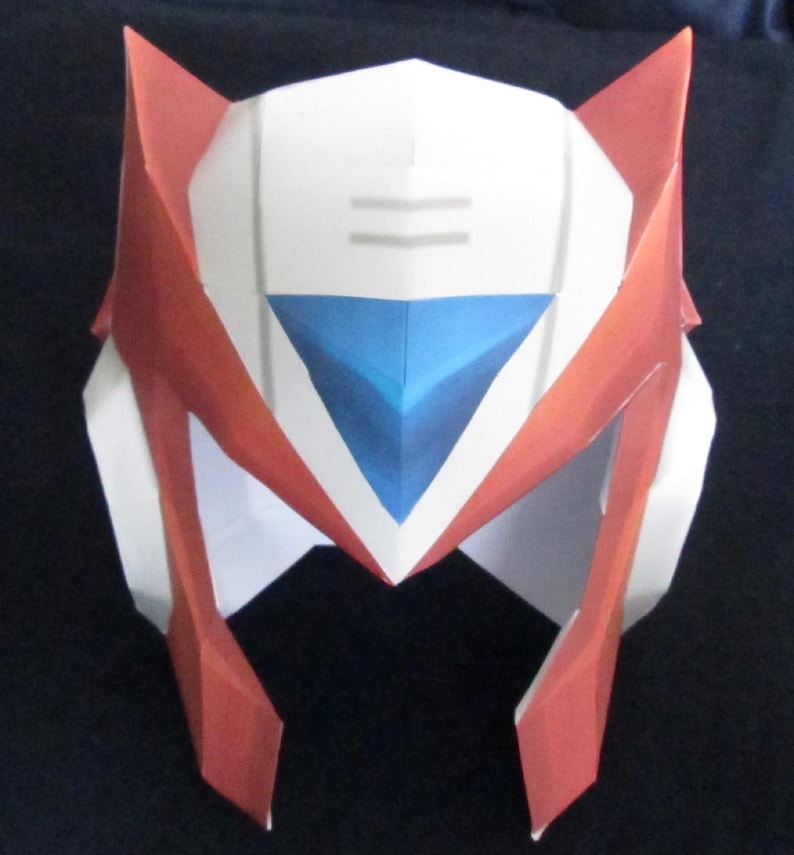 Megaman X Papercraft Pattern Zero Helmet Cosplay Etsy
