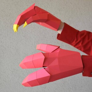 Dragon Claws or Dinosaur Claws Great Costume Accessory That Really Move Halloween Costume Dinosaur Claws Dragon Claws Papercraft image 2