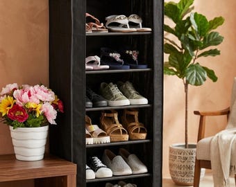 10-Tier Shoe Rack entryway organizer hidden storage entryway Shoe Rack Vertical shoe cabinet shoe storage bench small shoe organizer