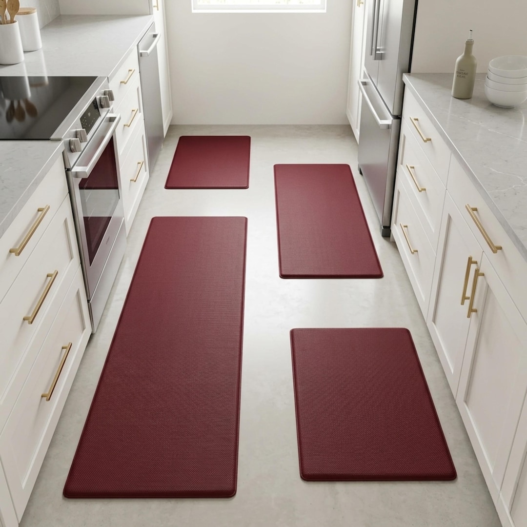 Cheap Mat Set of 2 Kitchen Floor Mat Kitchen Accessories Kitchen Runner Rug ...