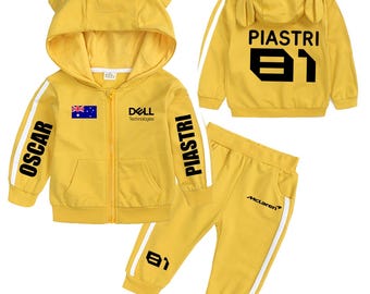 Macacão infantil Oscar Piastri: Body McLaren F1