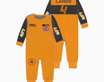 Lando Norris Baby Romper: F1 McLaren Bodysuit