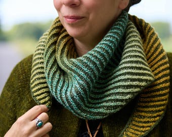 Brioche Boomerang Knitting Pattern