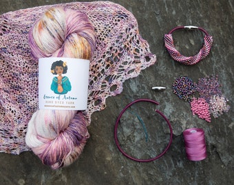 Sprang Scarf and Cuff Kit