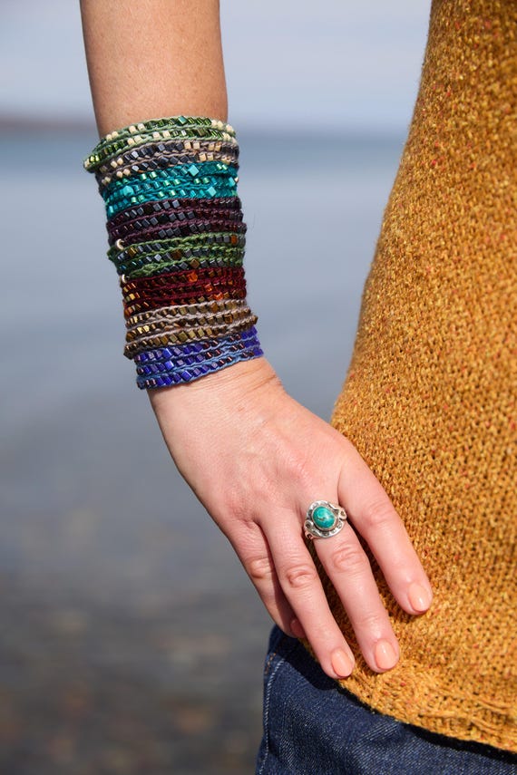 Cordillia Knitting Kit: Knit a Cuff, Eyeglass FOB and Lanyard with Beads