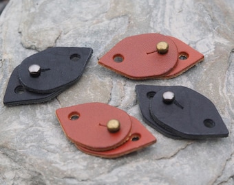 Leather Clasps for Kairos Cuff (Set of 2)