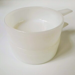 Jeanette Glasbake Milchglas Individuelle Suppen/Auflaufschalen Set mit 2 Stück