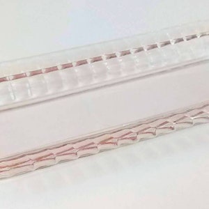 Retro Sandwich Glass Butter Dish
