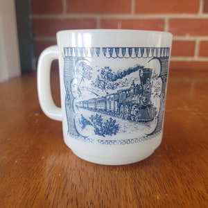 Currier and Ives Ovenware Mug by Royal