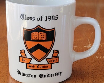 Vintage 1990s Princeton University Class of 1995 Graduation Alumni Mug