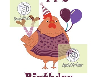 Printable Birthday Cards, Printable Happy Birthday Card Bundle, Printable Birthday, Digital Download, Instant Download, Card Set, Size 5X7