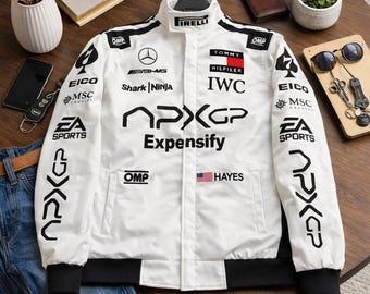 Formula 1 Movie Jacket, F1 Racing Jacket Men Women, Movie Inspired Motorsport Jacket, Custom Name Flag Jacket, Unisex Outfit, Birthday Gift