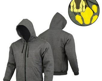 Kevlar Lined Motorcycle Hoodie: CE Certified Biker Jacket