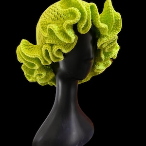 Crochet Ruffle Hat