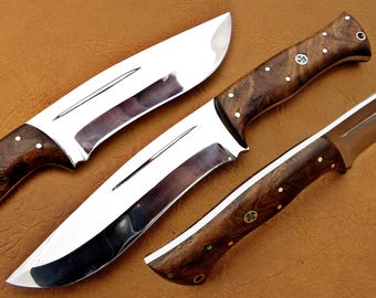 Custom D2 Handmade Hunting knife, Anniversary Gift Birthday Gift ,handforge knives ,Thanksgiving, birthday Easter gift ,mother’s day