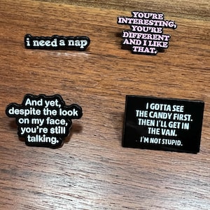 Sarcastic Enamel Pins #6