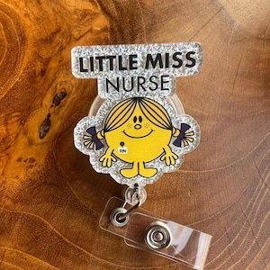 Adorable bobine d'écusson Little Miss Nurse