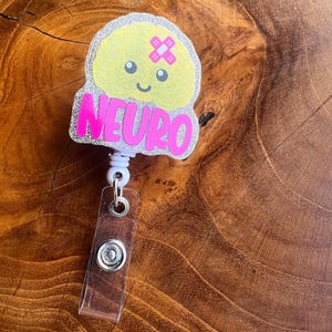Adorable Neuro Medical Badge Reel