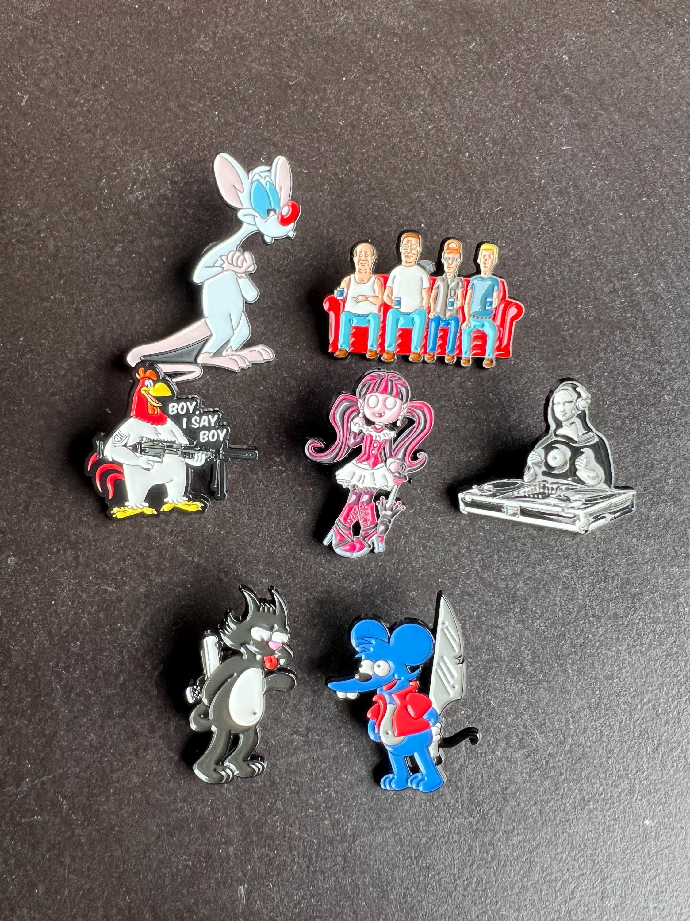 Funny Cartoon Enamel Pins #27 - Etsy