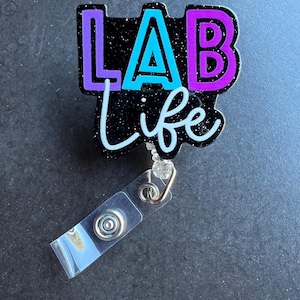 Sparkling Lab Life Badge Reel