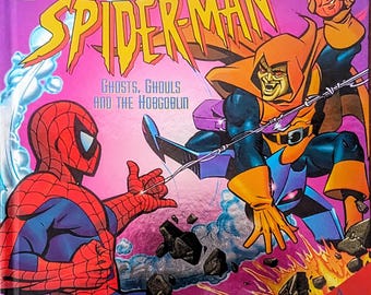 1996 Vintage, Original Print, Hardcover, Spider-Man: Ghosts, Ghouls, and the Hobgoblin