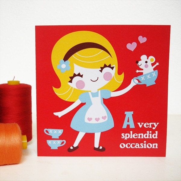 Alice greeting card