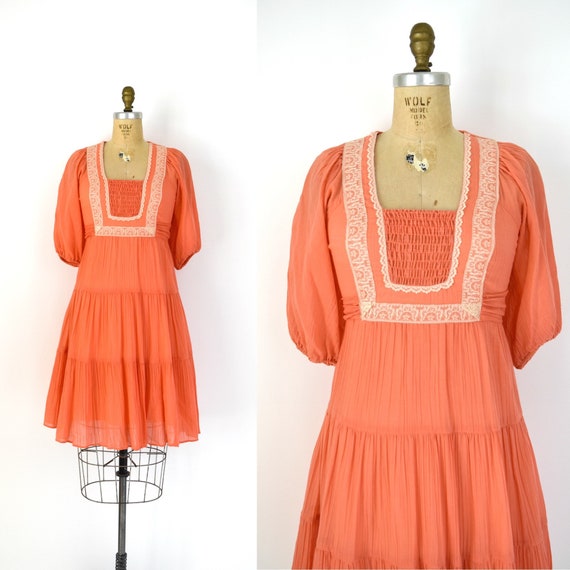 clearance SALE 50% 0ff - 1970s Vintage Dress - Jod