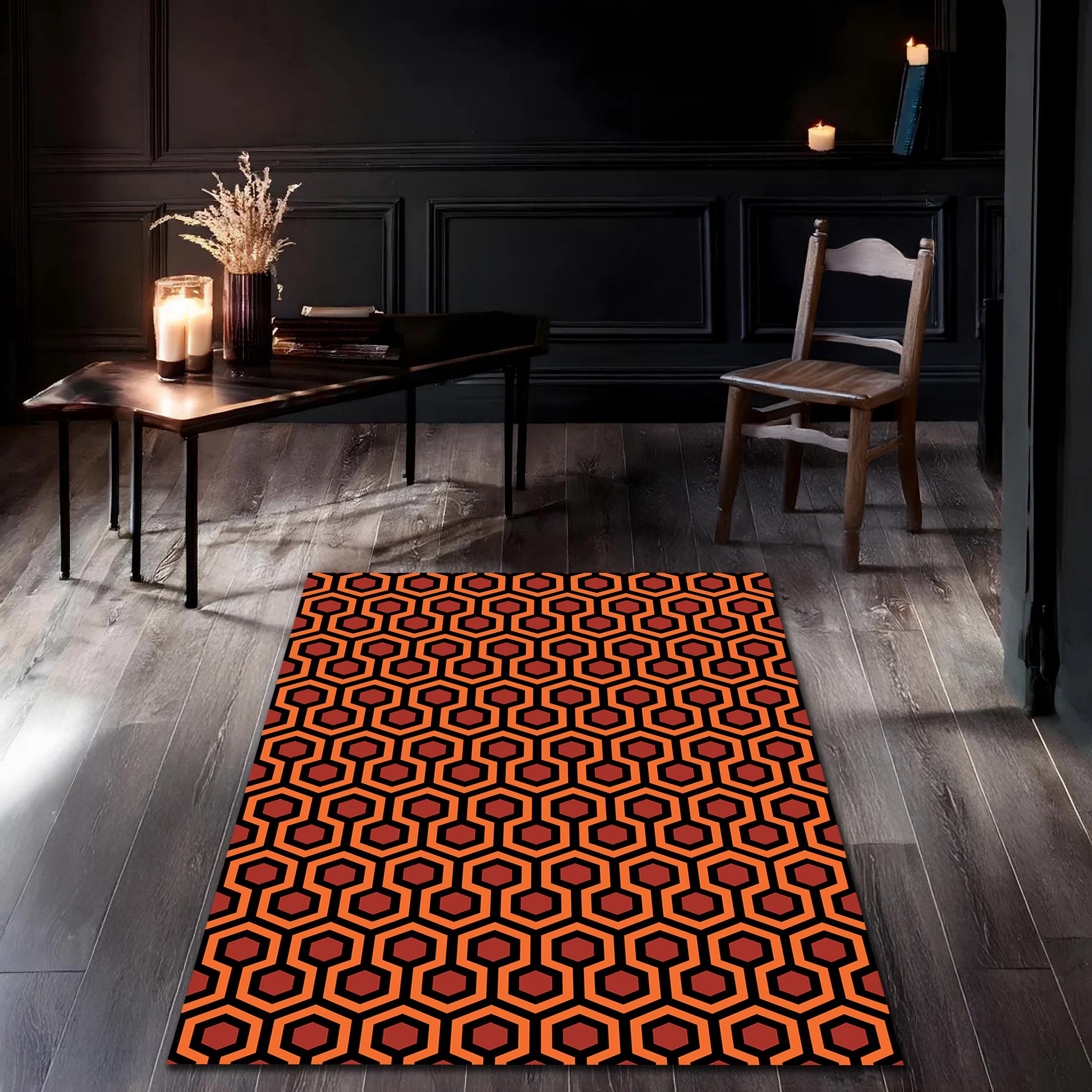 Overlook Hotel Rug, Carpet in the Shining Movie, Popular Horror Decor, Hallway Runner Rug, Gift for Horror Fan