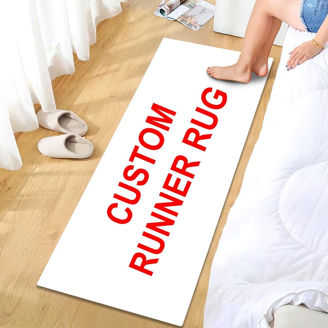 Custom Personalized Runner Rug: Kitchen Hallway Corridor Entryway ...