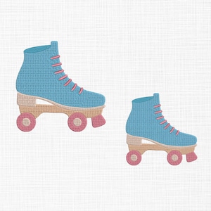 Roller Skate Embroidery Design Skating Embroidery Design Skate Boot Embroidery Design Shoes Machine Embroidery Design 5 Sizes