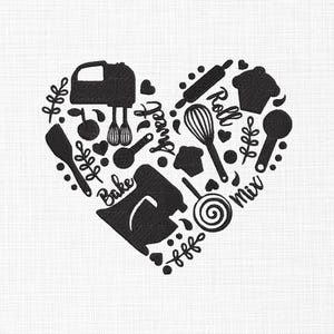 Kitchen Embroidery Design Kitchen Embroidery Spoons Embroidery Baking Embroidery Design Machine Embroidery 5 Sizes
